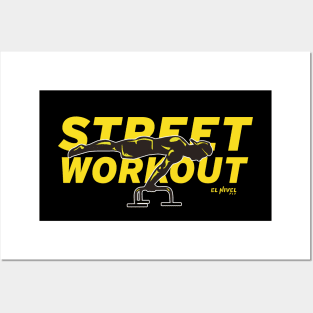 Street Workout FULL PLANCHE  Silueta Posters and Art